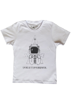 Camiseta Infantil Estampada - Astronauta na internet