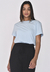Camiseta Feminina Lisa - Azul Claro - loja online