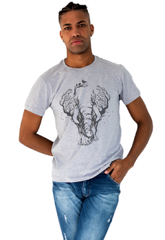 Camiseta Masculina Estampada - Elefante Tree - comprar online