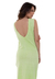 Vestido Liso Estonado - Verde - loja online