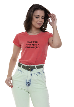 Camiseta Feminina Estonada Estampada - Não Fez Mais na internet