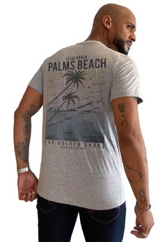 Camiseta Masculina Estampada - The Golden Shore - comprar online