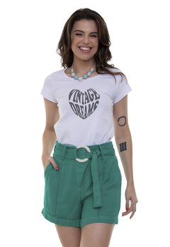 Camiseta Feminina Estonada Estampada - Vintage Dreams na internet
