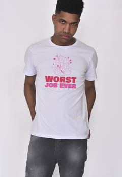Camiseta Masculina Estampada - Worst Job