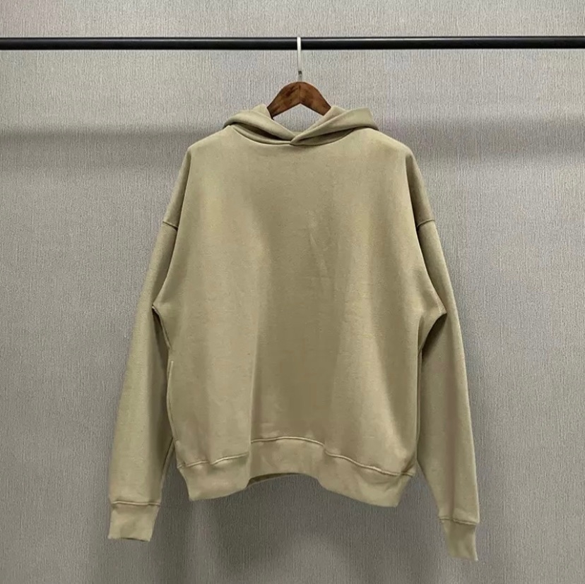fear of god essentials taupe moletom com capuz