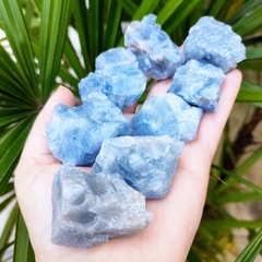 Calcita Azul - Pedra Bruta - Comunicação - comprar online