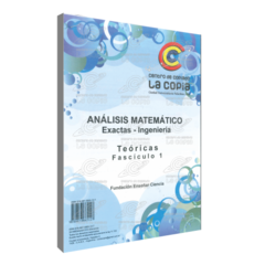 Análisis Matemático -Exactas-Ingeniería. Teóricas
