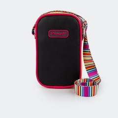 Bolsa Pampili Infantil Feminina Mini Bag Listras Coloridas