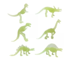 Dinosaurios Fluorescentes Brillan Oscuridad Mesa Lumínica