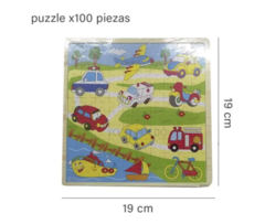 Rompecabezas Puzzle En Madera 100 Pzs Didáctico Estimulación - comprar online