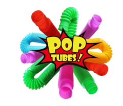 Pop Tubes Tubo Sensorial Juego Anti Estres Fidget Toy Grande - tienda online
