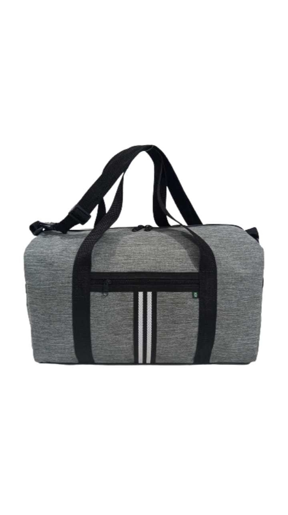 light grey suede bolsa