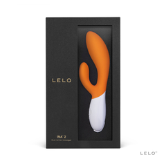Imagen de Conejo Vibrador Recargable De Lujo - Ina 2 Orange Lelo