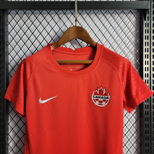 Camisa Seleção canada 1 Home s/n 2022 - Nike- Feminina