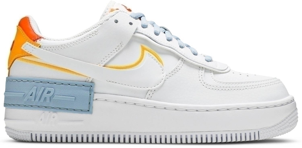 air force 1 shadow laranja