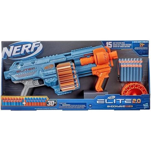 Lançador Dardos Nerf Brinquedo Shellstrike ds-6 Elite E6171 em