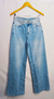 Calça Wide Leg Básica Jeans Feminina - 13.42.0026