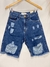 Bermuda Destroyed Jeans Feminino - 18.11.0002 - comprar online