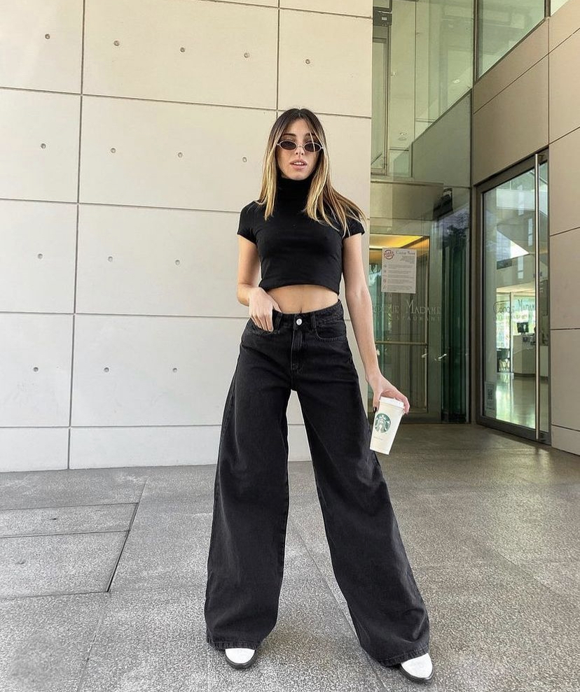 Jean Wide Leg Black - Comprar en cholitas_ok