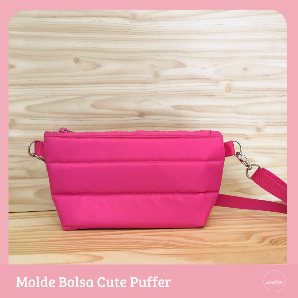 Painel Shoulder Bag - Carinho Rosa - Ateliê AgnesRasta