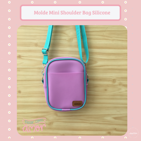 Painel Shoulder Bag - Carinho Rosa - Ateliê AgnesRasta