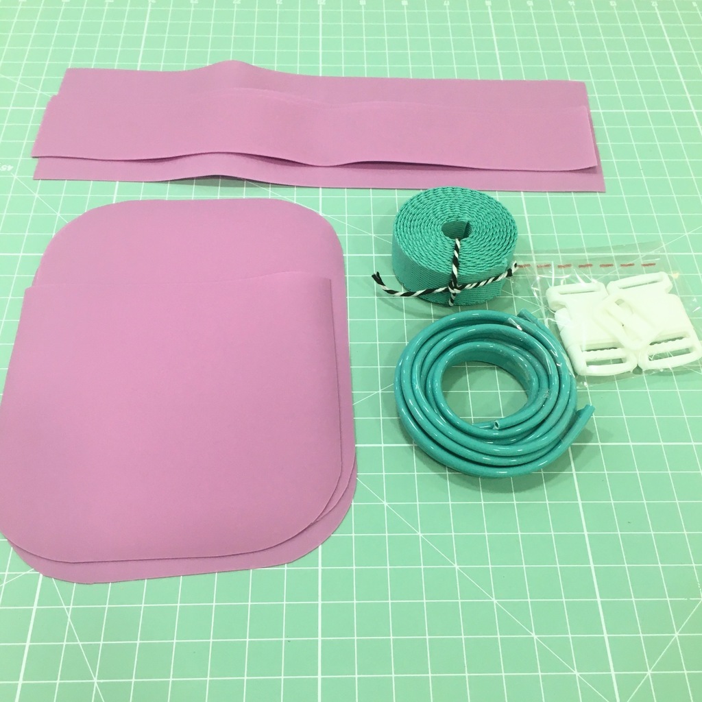 Painel Shoulder Bag - Carinho Rosa - Ateliê AgnesRasta