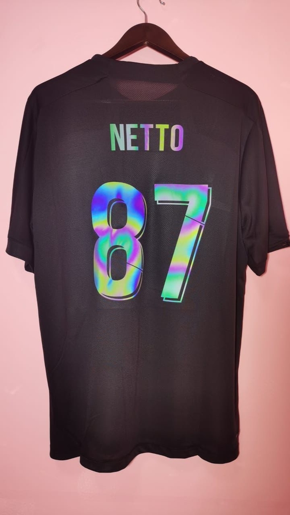 camisa do flamengo preta refletiva