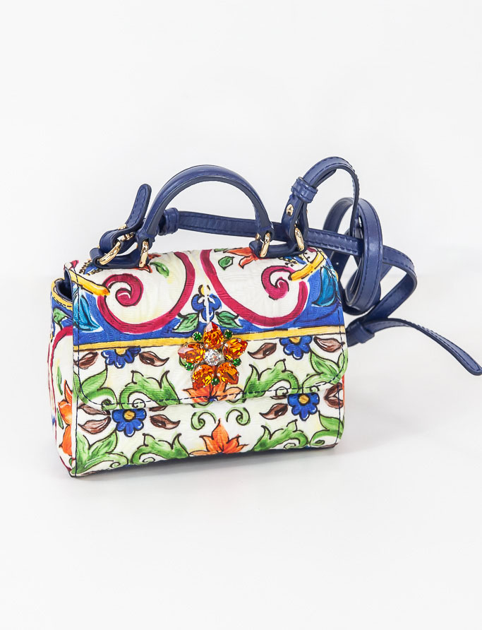 dolce and gabbana mini crossbody bolsa