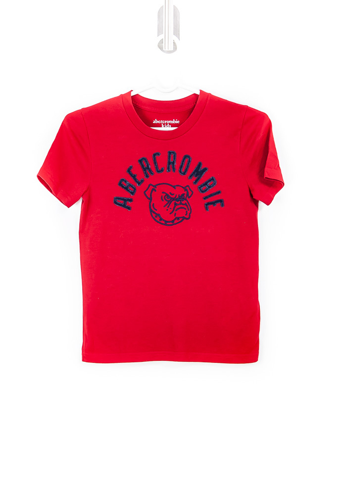 abercrombie vermelha