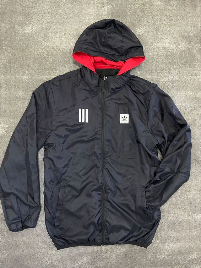 corta vento adidas vermelho