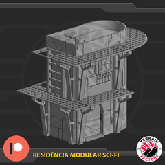 Residências sci-fi modulares - Terrain Factory