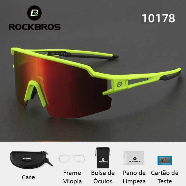 ROCKBROS Occhiali Ciclismo Da Sole Uomo Donna, Occhiali Sportivi - Foto 3