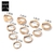 Set x10 anillos dorados - tienda online