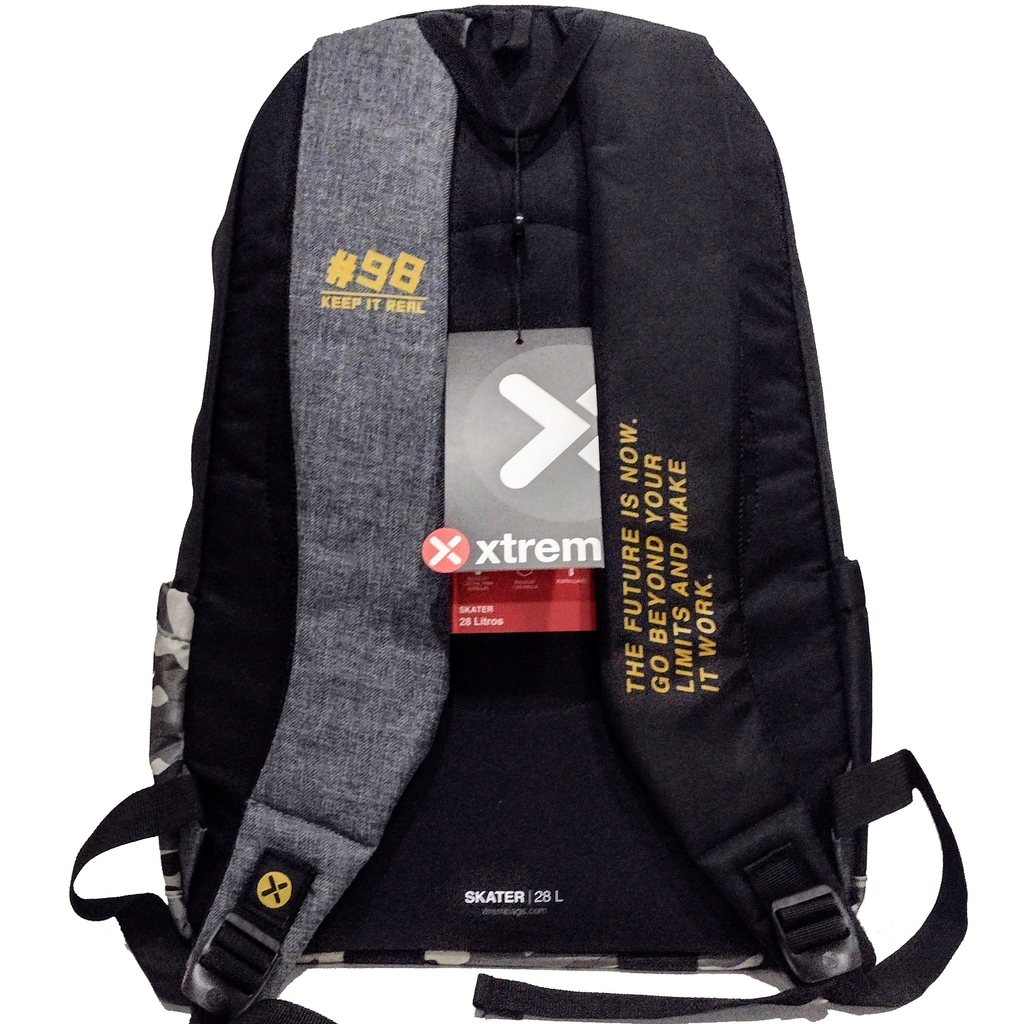 Mochila Porta Skate Xtrem Coast espalda 18\