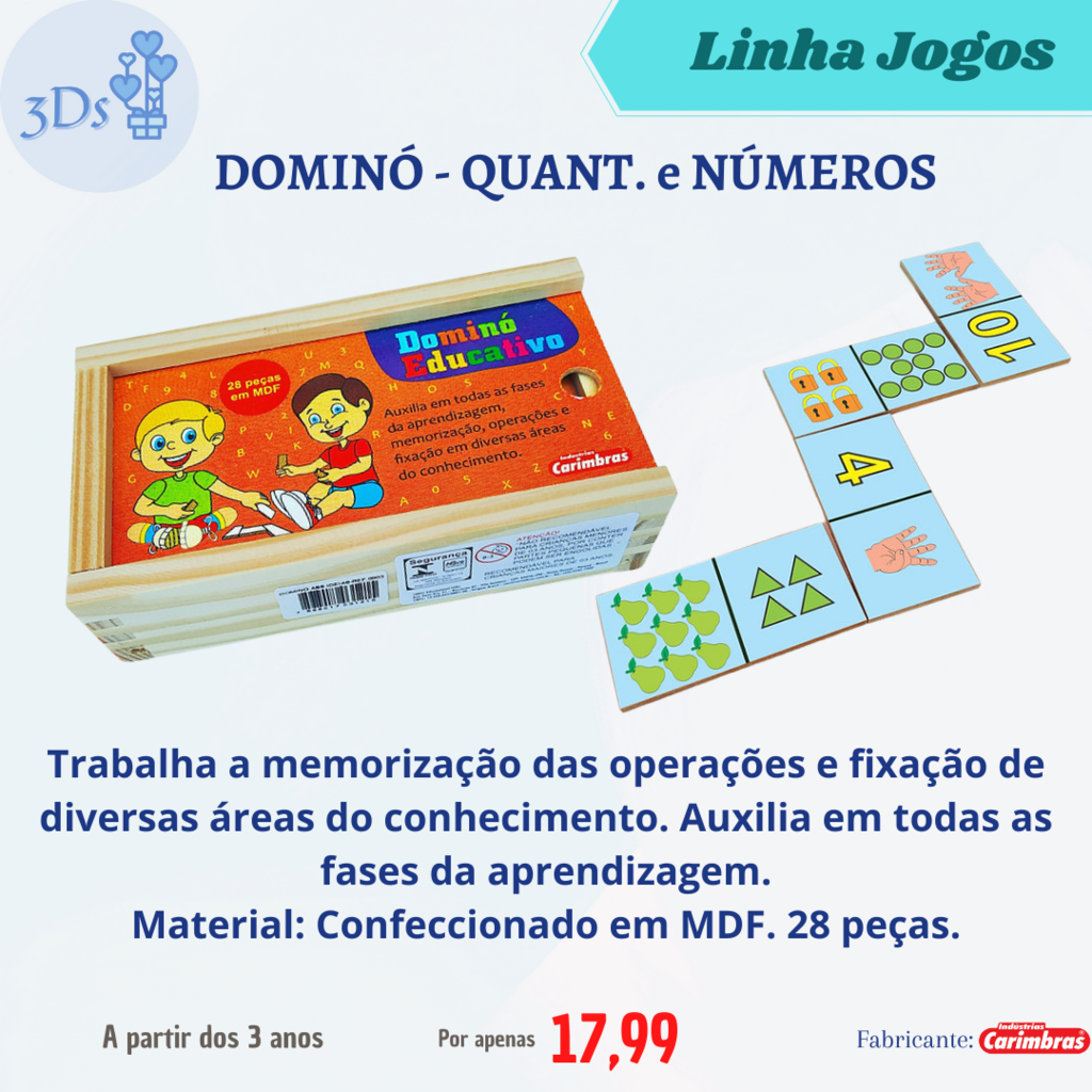 Dominó Silábico - Atividades Educativas