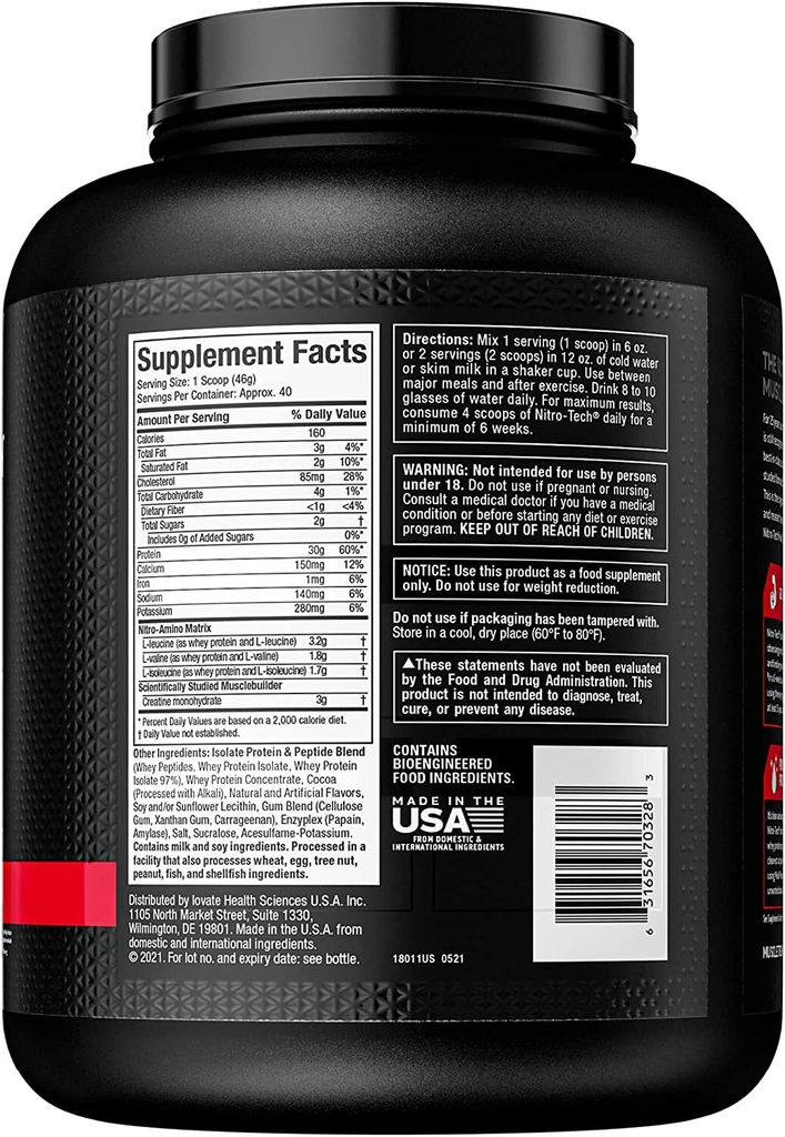 Proteina muscletech performance 2 libras