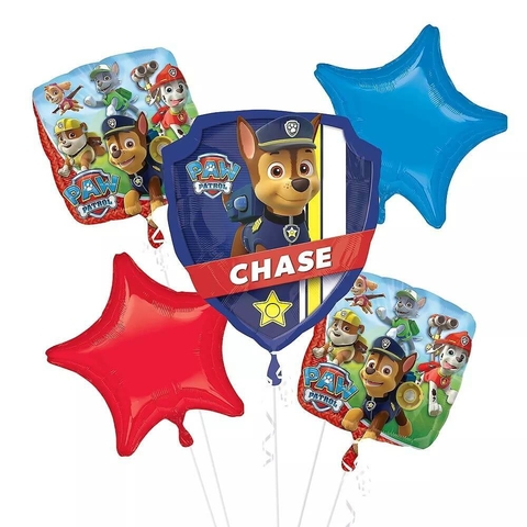 Paw Patrol Party Supplies Chase Balloon Decoration Bouquet 1st