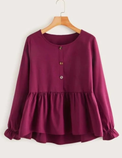 Blusa Bordo Epifanía
