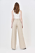 Calça Pantalona Cintura Alta com Pregas ELIZA Natural Linen - loja online
