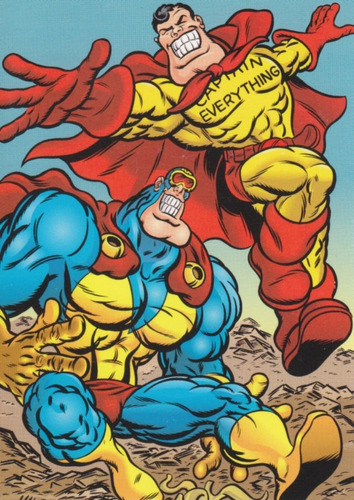 1993 Image Comics Promocard #2 Captain Everything Megatonman