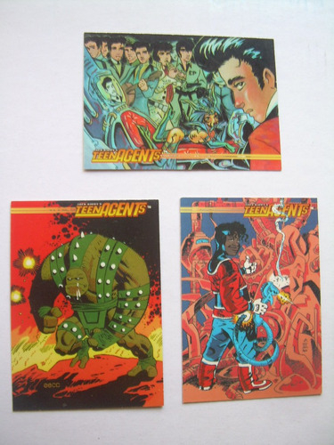 Tres Jack Kirby's Teen Agents Trading Cards