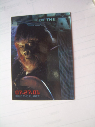 Planet Of The Apes The Movie Promo Trading Card 3 De 2001