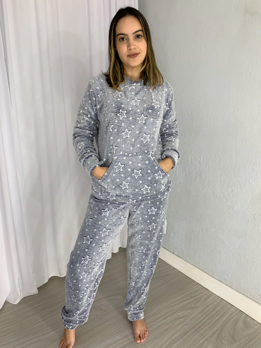 Pijama Fleece feminino; Pijama feminino inverno quentinho