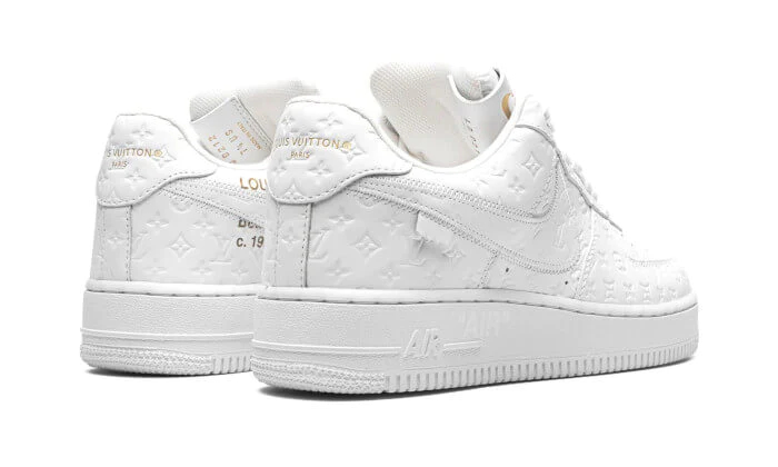 Louis Vuitton And Nike “Air Force 1” By Virgil Abloh Brown-White