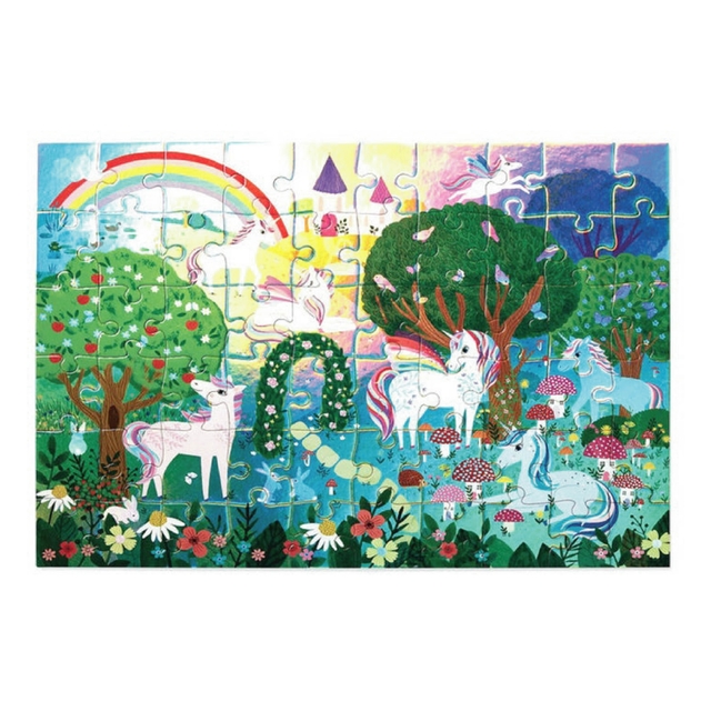 Rompecabezas holográfico - 60 piezas - Unicornio brillante