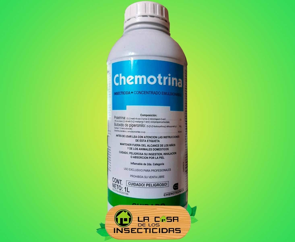 Chemotrina x 1 litro Praletrina y Butóxido de piperonilo