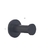 Percha disco negra bronce - comprar online