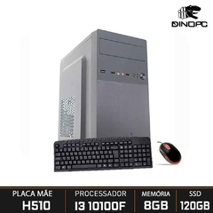 PC OFFICE RS I3 10100F 8GB SSD 120GB M.2 GT 610 TECLADO E MOUSE DINOPC