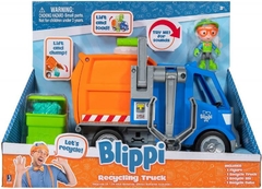 Blippi 86155 Camion de Reclicaje Grande Con personaje y accesorios