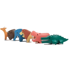 Imagen de Halftoys Animal Playset 16cm Hipopotamo + Diorama Muñeco encastre iman